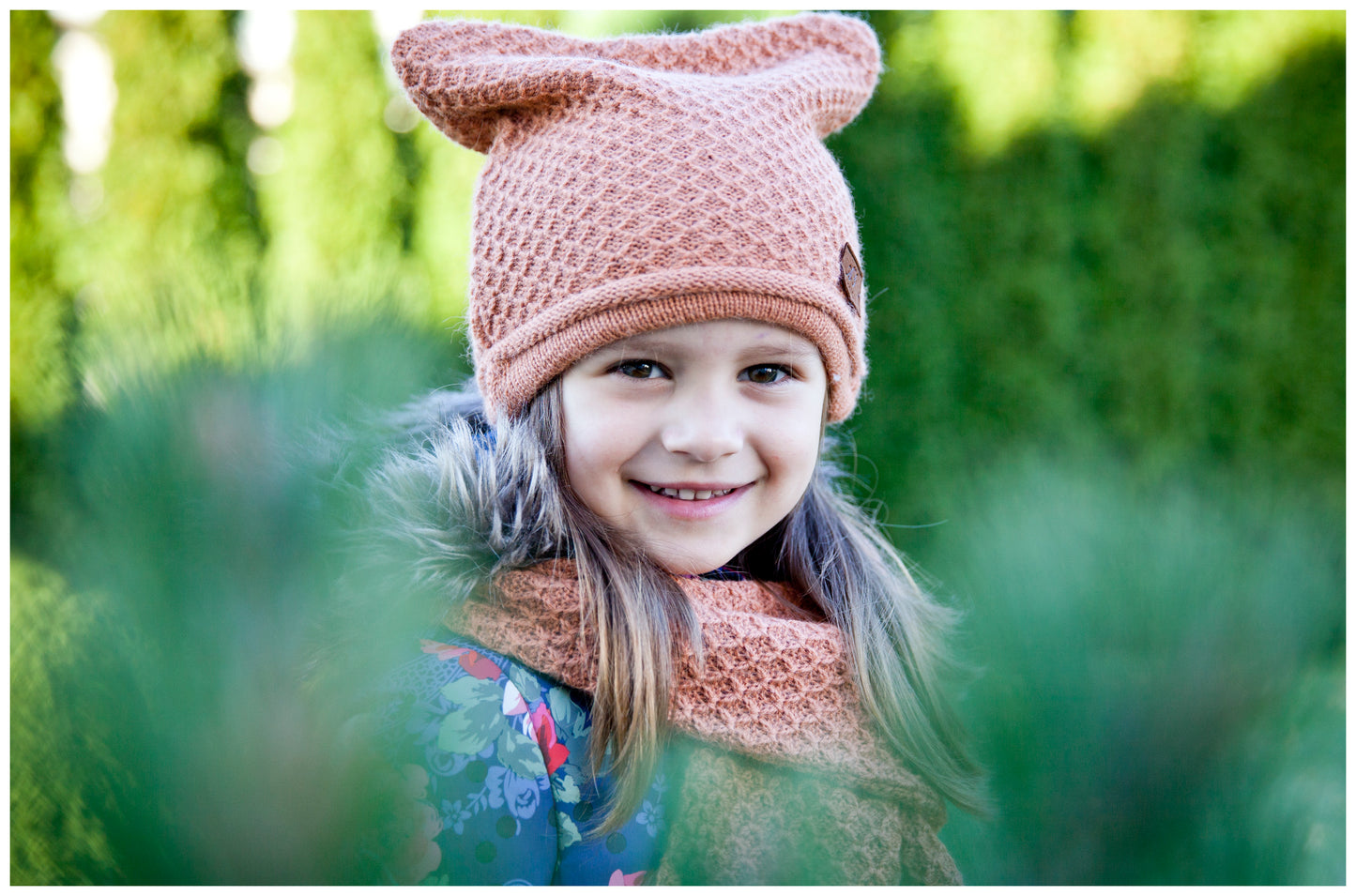 Kids Alpaca knit scarf and hat - the set SUPER SOFT